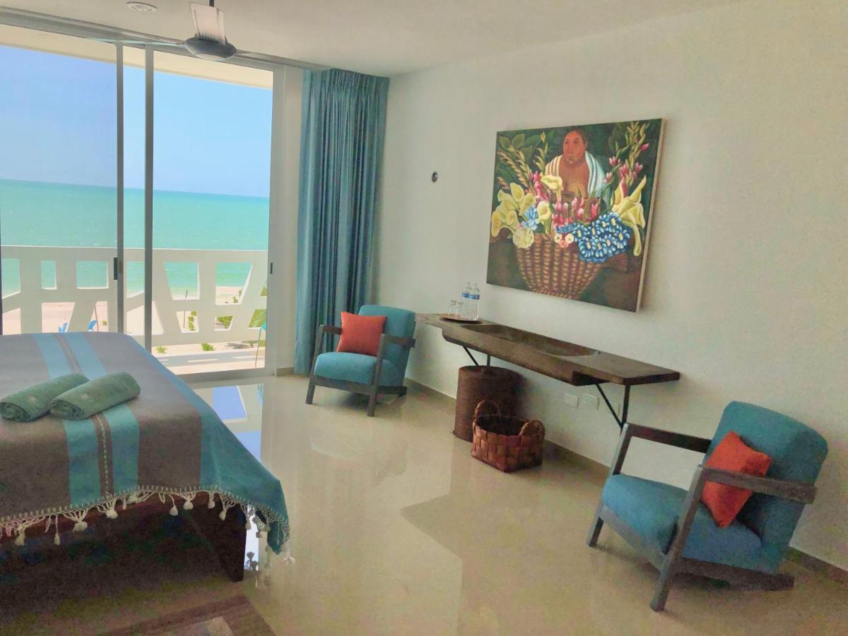 Playa 55 Beach Escape - Adults Only Guesthouse Celestun Dış mekan fotoğraf